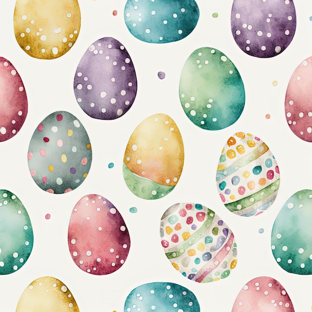 easter eggs motif