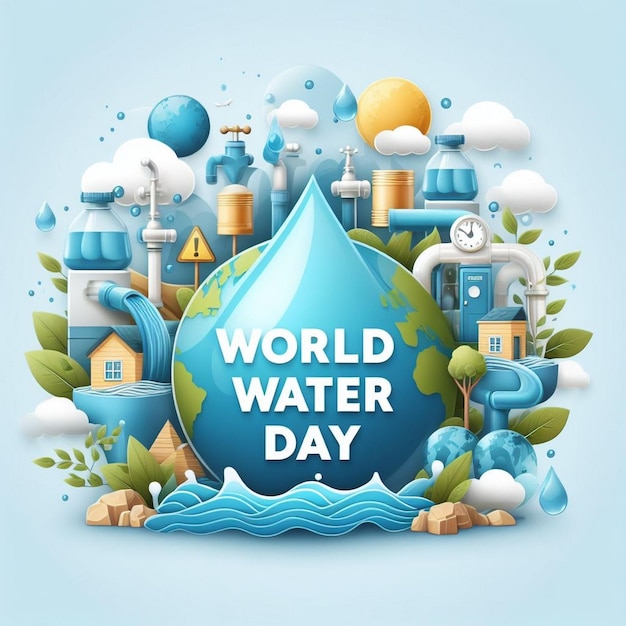 L'eau autour de la Terre pour la Journée mondiale de l'eau