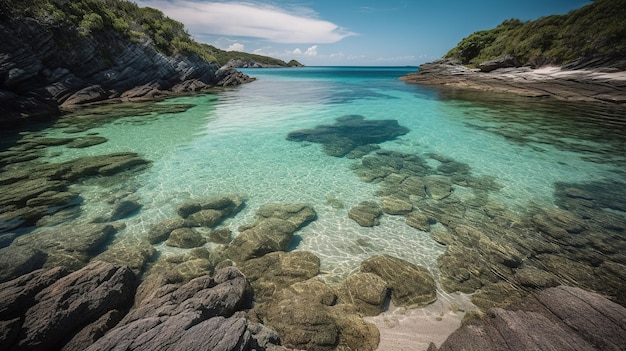 Une eau claire dans les Caraïbes