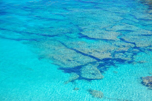 Eau cristalline à Capo Testa Sardaigne