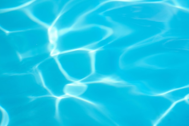 Photo eau dans la piscine fond d'été