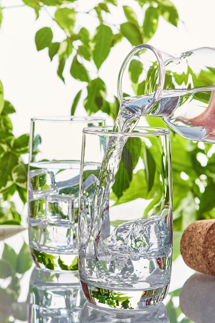 Photo l'eau dans un verre