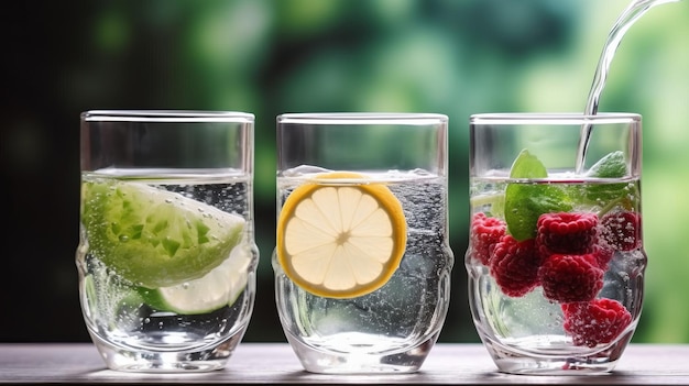 eau fraîche aux fruits minceur et mode de vie sain