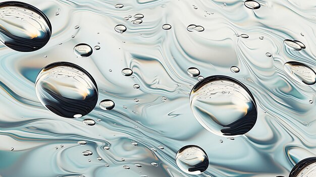 L'eau sur cette photo est une photo de bulles qui a été prise par un ami.