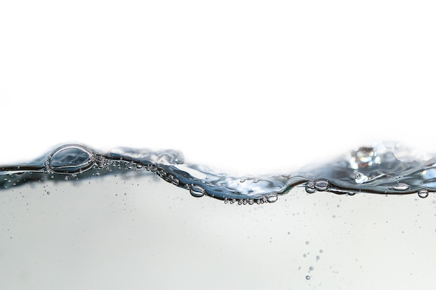 Photo eau pure avec bulle