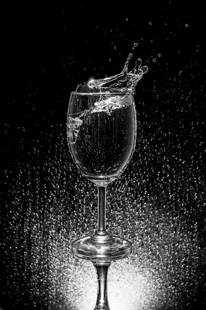 Eau sur verre