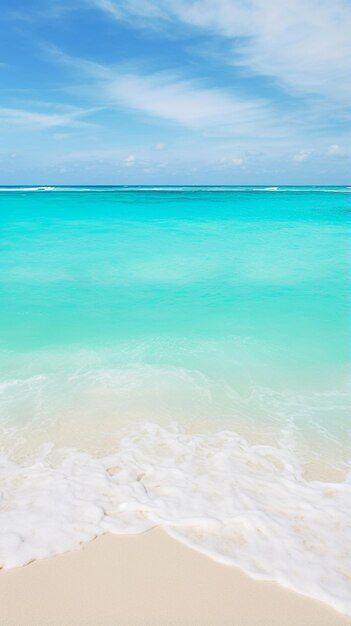 Photo les eaux turquoise de l'océan