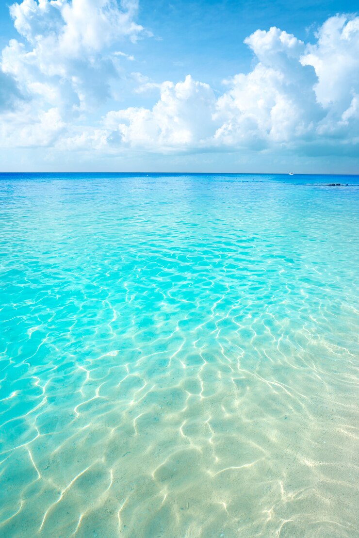 Photo eaux turquoises des caraïbes