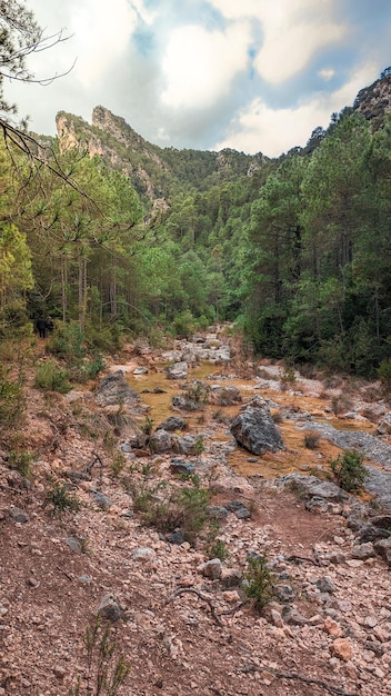 Eaux turquoises de la rivière Matarraa dans les gorges de Beceite Teruel Un paradis pour les amoureux de la nature