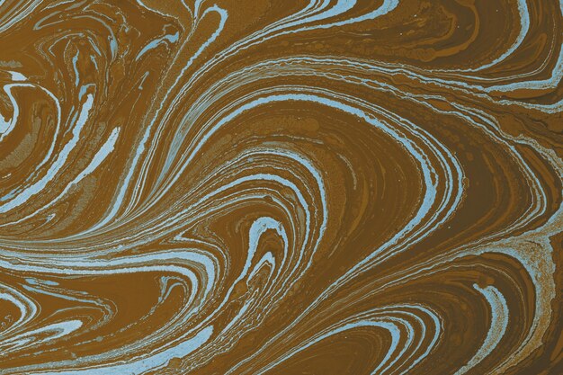 Ebru texture marbrée fond de vague à la main Art unique Illustration de texture marbrée liquide