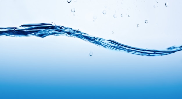 Éclaboussure d'eau, éclaboussure dans l'eau. Abstrait