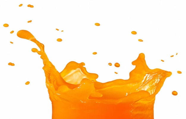 Éclaboussure de jus d&#39;orange