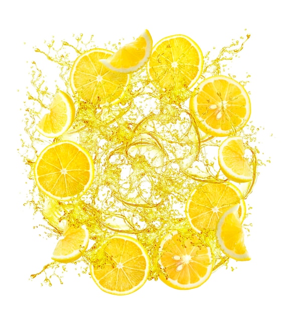 éclaboussures de citron