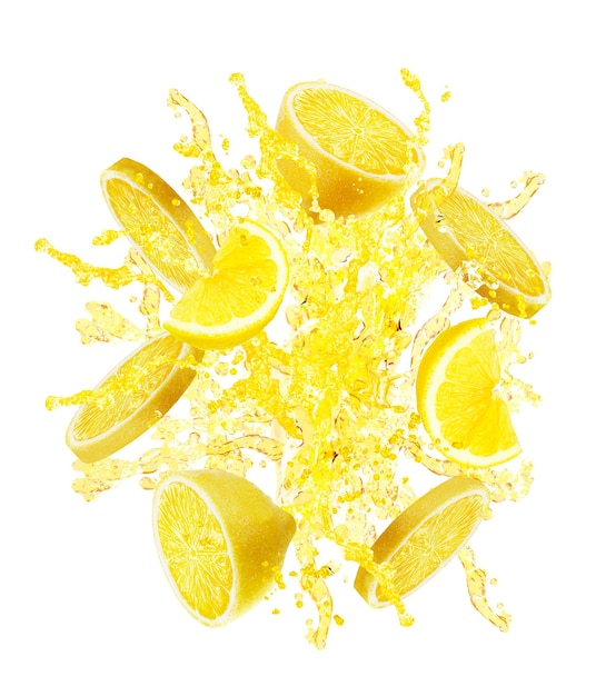 éclaboussures de citron