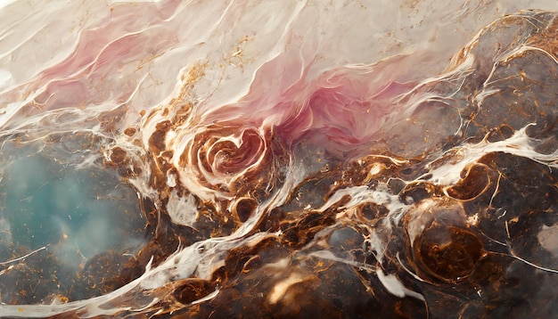éclaboussures de texture de l'eau couleur de la vague avec du sable brise de mer mousse de l'océan mélange de boisson d'orange noire