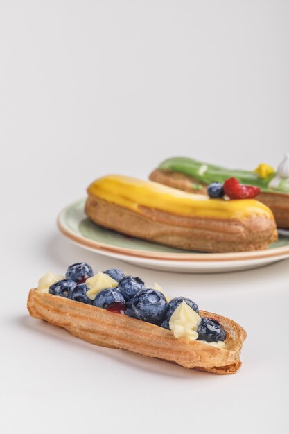 Eclair de gâteau brassé