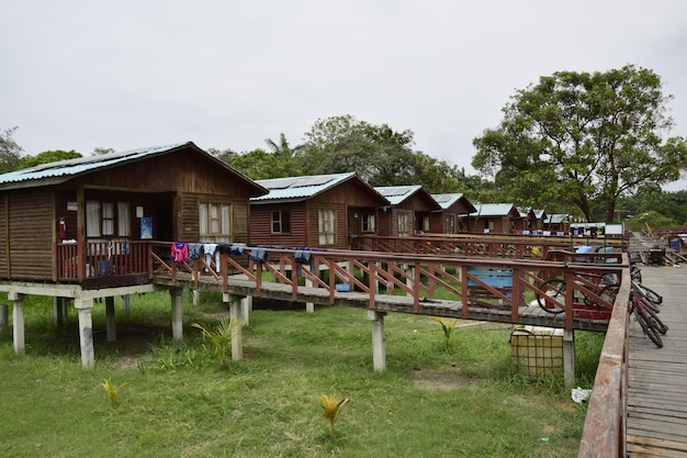 Eco village dans un parc historique Guayaquil Equateur