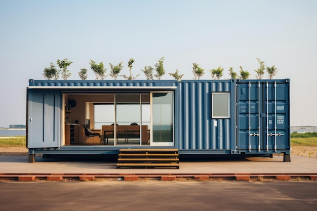 EcoChic Living Découvrez Container House, une petite maison innovante et portable pour la durabilité