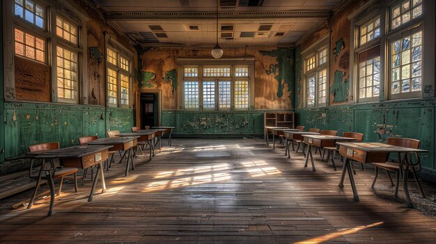 Photo les écoles sont fermées.