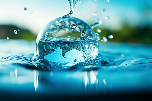 Photo Économiser l'eau sauver la vie pour l'avenir
