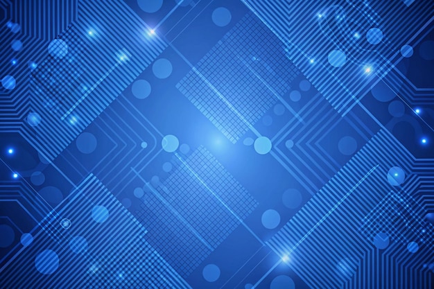 économiseur d'écran bleu classique abstrait