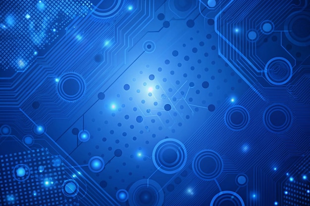 économiseur d'écran bleu classique abstrait