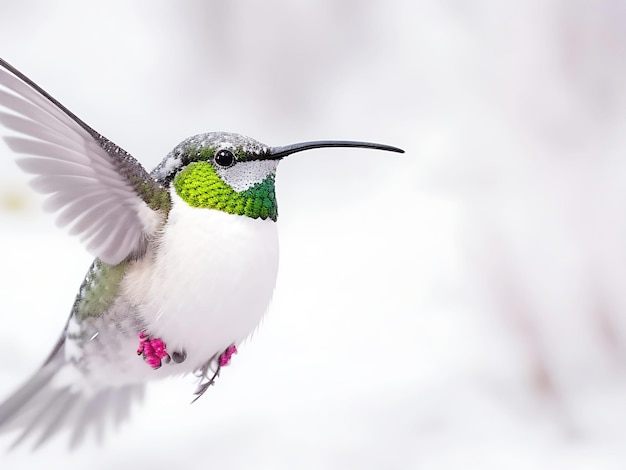 un écorchement des colibris