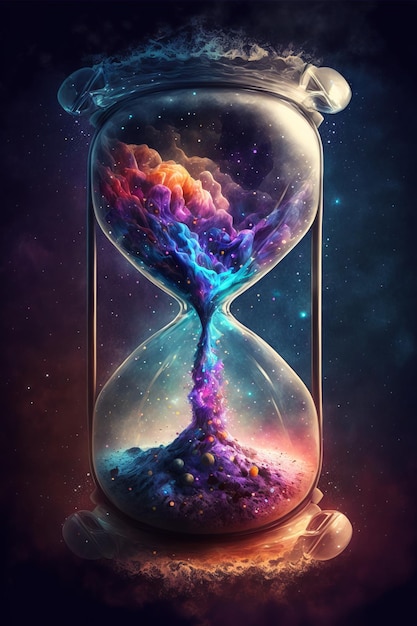 L'écoulement du temps et de l'espace dans un univers infini