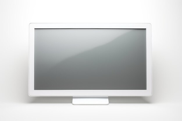 Photo un écran lcd isolé sur fond blanc