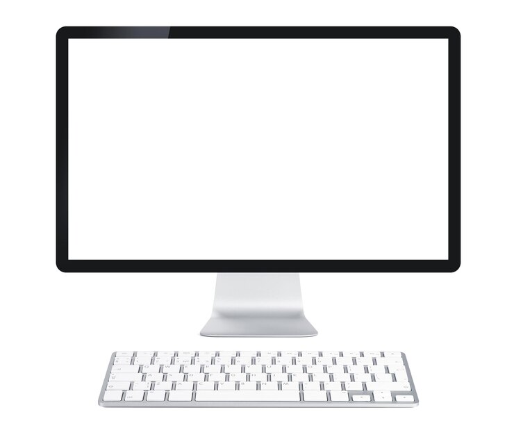 Écran d'ordinateur et clavier