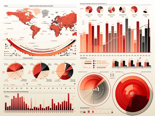 Photo Écran d'ordinateur moderne avec une recherche et une analyse de graphiques financiers créatifs abstraits concept de rendu 3d.