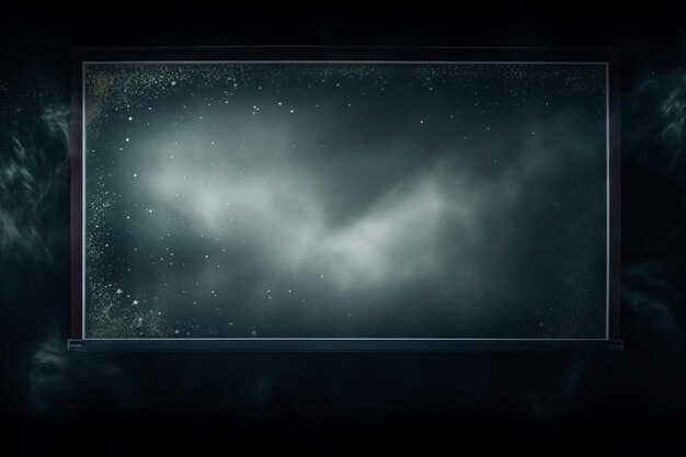 Photo Écran de projecteur de diapositives réel avec effets optiques et poussière