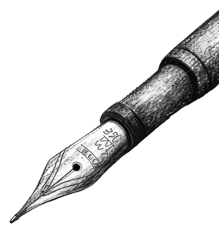 Photo écriture à l'encre de dessin png