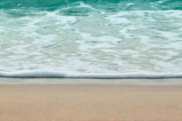 L'écume de la mer et de la plage