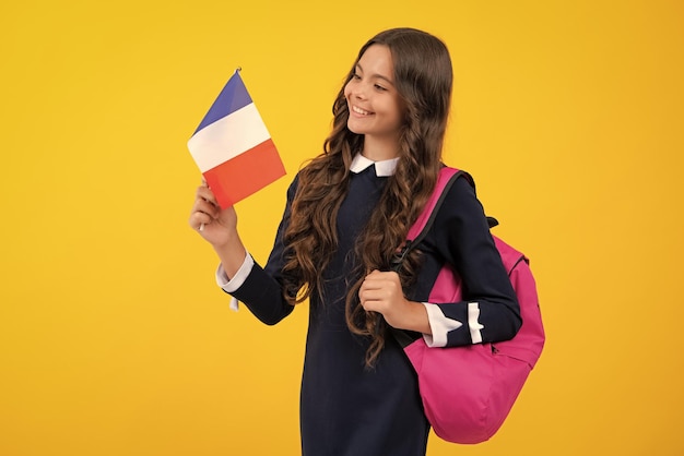 Photo Éducation et apprentissage en france écolière france étudiante école de langues