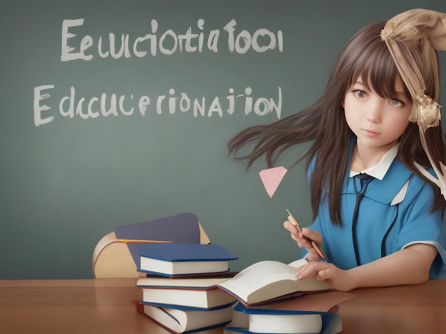 l'éducation belle image rapprochée ai générée