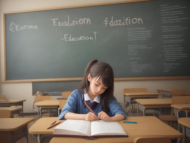 l'éducation belle image rapprochée ai générée