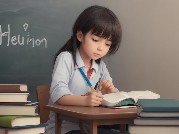 l'éducation belle image rapprochée ai générée