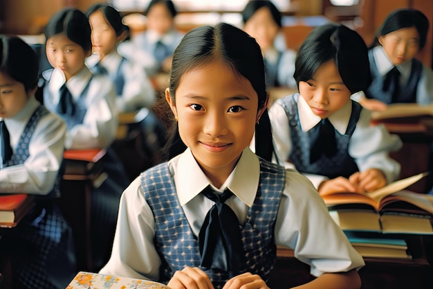 éducation des filles asiatiques