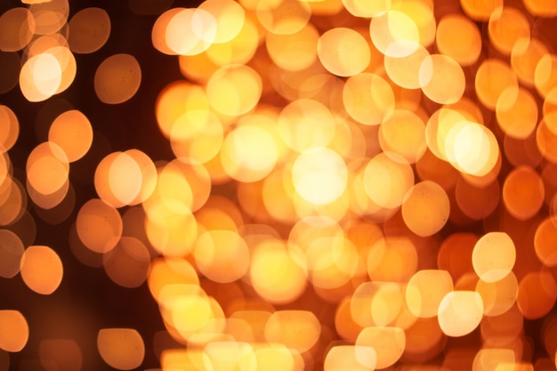 Effet bokeh du cercle doré