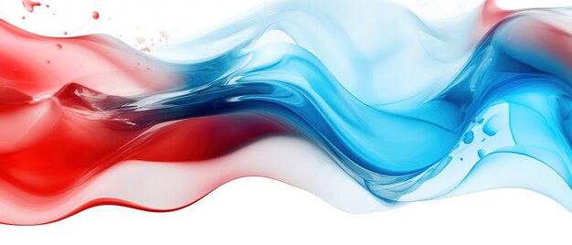 Effet d'éclaboussure d'eau Peinture d'éclaboussure de couleur d'eau pour le drapeau de la fête de l'indépendance généré par Ai
