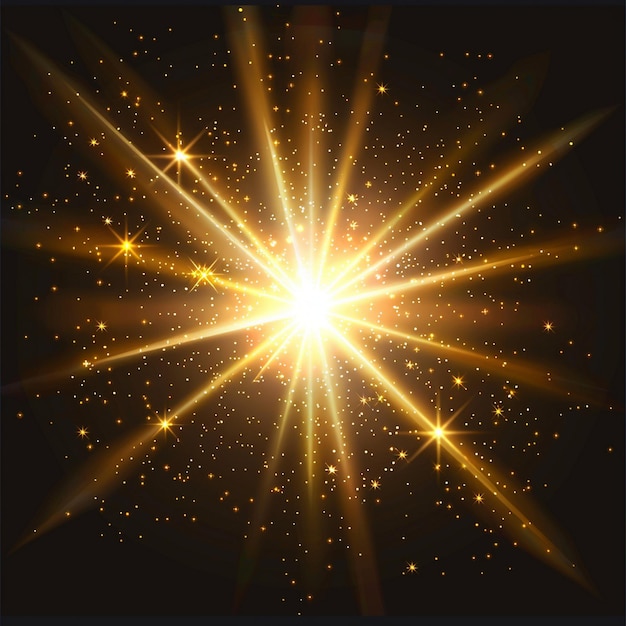 Effet de flamme lumineuse Arrière-plan
