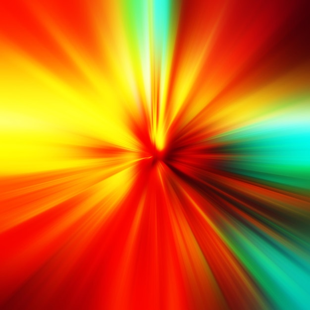 Effet de mouvement de zoom coloré Arrière-plan abstrait Lignes de couleur Arrière-plane et bannière de texture colorée Motif de gradient multicolore et papier peint texturé