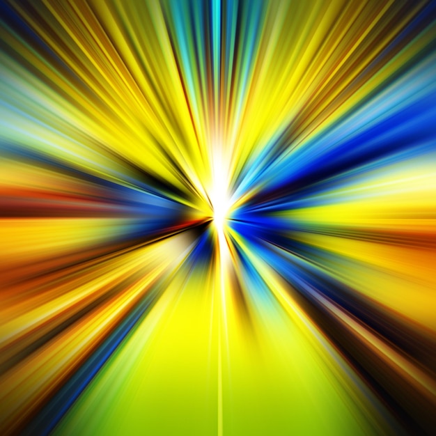 Effet de mouvement de zoom coloré Arrière-plan abstrait Lignes de couleur Arrière-plane et bannière de texture colorée Motif de gradient multicolore et papier peint texturé