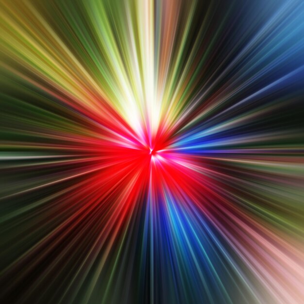 Effet de mouvement de zoom coloré Arrière-plan abstrait Lignes de couleur Arrière-plane et bannière de texture colorée Motif de gradient multicolore et papier peint texturé