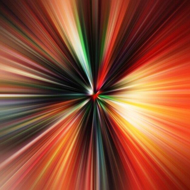 Effet de mouvement de zoom coloré Arrière-plan abstrait Lignes de couleur Arrière-plane et bannière de texture colorée Motif de gradient multicolore et papier peint texturé