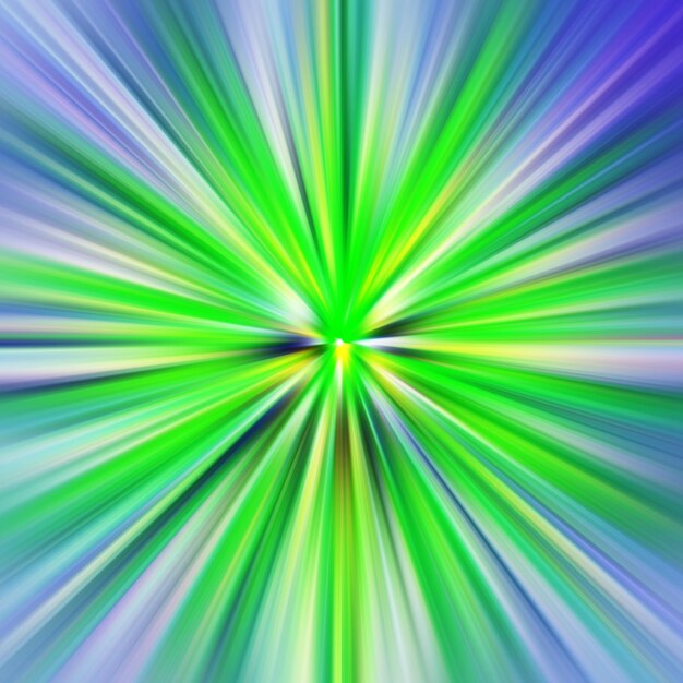 Effet de mouvement de zoom coloré Arrière-plan abstrait