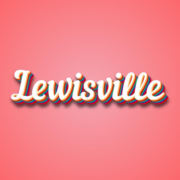 Photo l'effet de texte de lewisville photo image cool