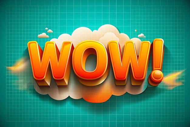 Effet de texte wow 3D