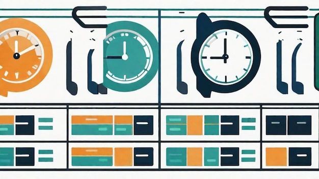 Photo efficacité et organisation avec les horaires